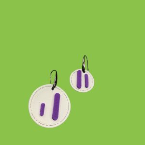 Orecchini Pelle bianco