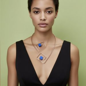 COLLANA MADAMOISELLE BLU