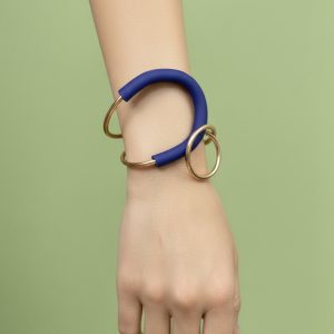 BRACCIALE VIRGOLA GUM BLU