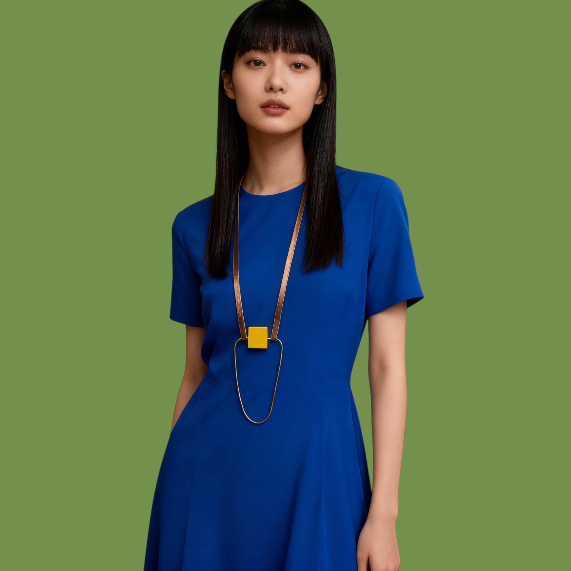 Bracciale Virgola all ocra - immagine 2