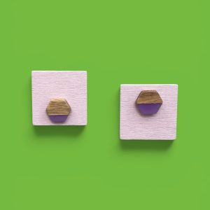 ORECCHINI WOOD LILLA