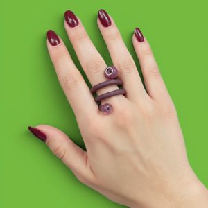 ANELLO SNAKE prugna
