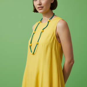 COLLANA SNAKE giallo