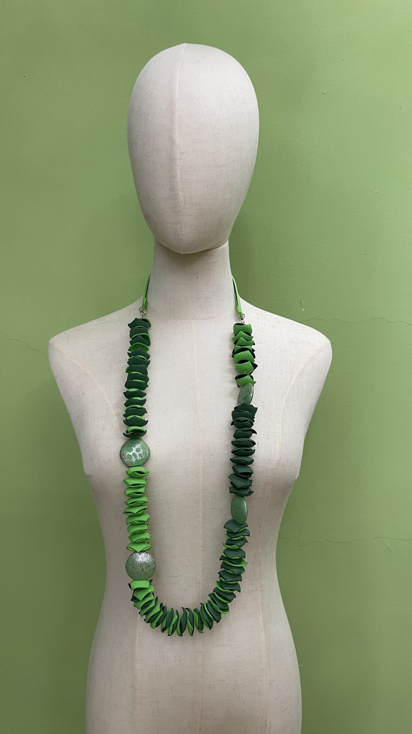 COLLANA PETALO verde