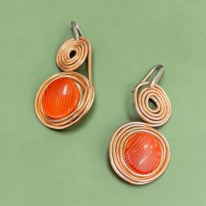 ORECCHINI BOTTON ALL rame