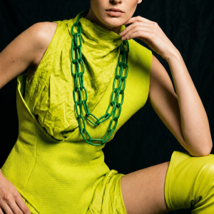 COLLANA CHAIN verde