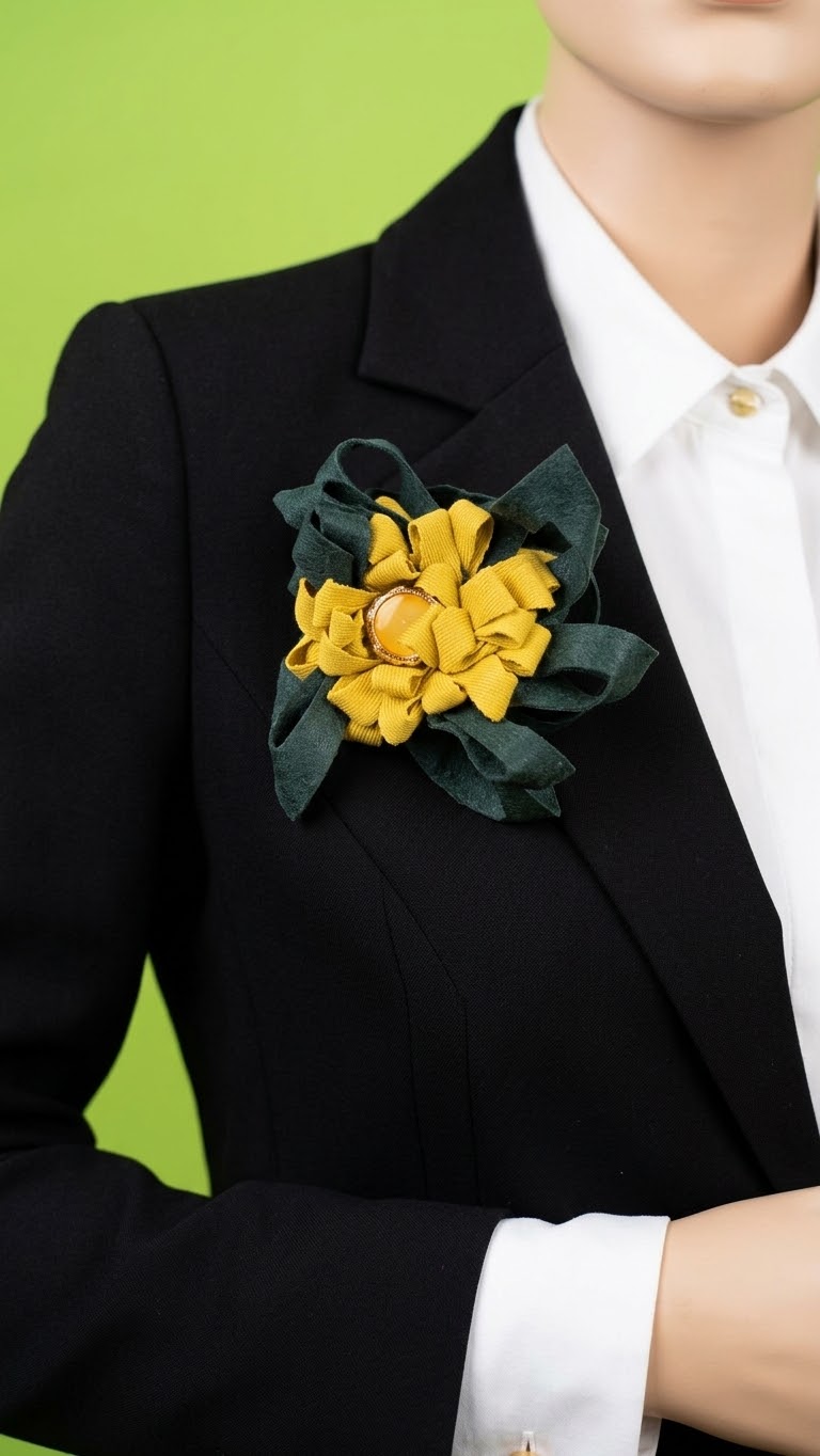 SPILLA FLOWER giallo