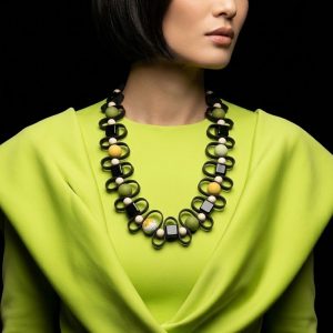 COLLANA ONDA lime